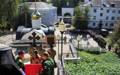Епископ Сергий отслужил литию по воинам павшим в Великой Отечественной войне