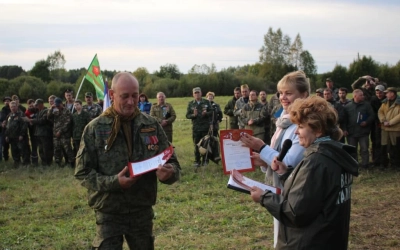 Епископ Сергий посетил торжественное мероприятие Закрытие полевого сезона «Вахты Памяти – 2018»