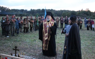 Епископ Сергий посетил торжественное мероприятие Закрытие полевого сезона «Вахты Памяти – 2018»