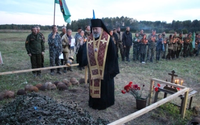 Епископ Сергий посетил торжественное мероприятие Закрытие полевого сезона «Вахты Памяти – 2018»