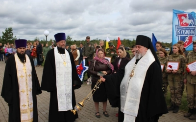 Епископ Сергий принял участие в церемонии перезахоронения красноармейцев