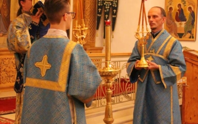 епископ Сергий совершил Всенощное бдение с литиёй