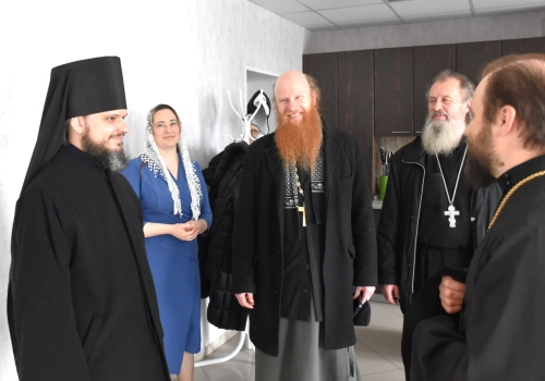 Архипастырь совершил рабочую поездку в духовно-просветительский центр г. Сафонова