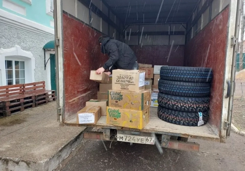 Пасхальные подарки от Вяземской епархии для военнослужащих.