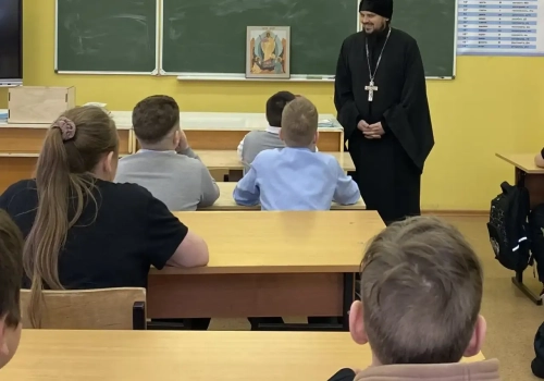 Беседы о Пасхе со школьниками г. Вязьмы и д. Касня