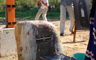 Преосвященный Сергий совершил чин освящения закладного камня в основание нового храма