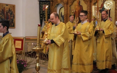 В Неделю 17-ю по Пятидесятнице епископ Сергий совершил Божественную литургию