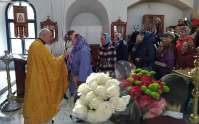 В храме Казанской иконы Божией Матери г. Гагарин состоялась Соборная Божественная литургия