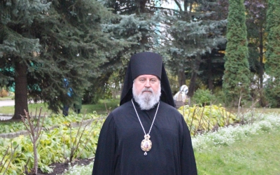 Епископ Сергий принял участие в вечернем богослужении, в канун дня преставления преподобного Сергия,