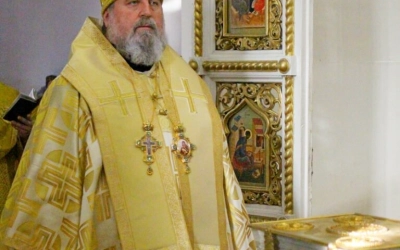 Епископ Сергий совершил Божественную литургию в Свято-Троицком кафедральном соборе г. Вязьма, в день