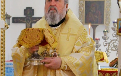 Епископ Сергий совершил Божественную литургию в Свято-Троицком кафедральном соборе г. Вязьма, в день