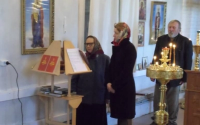 Выездная служба в Храме Богоявления Господня деревни Соколино Сычёвского района