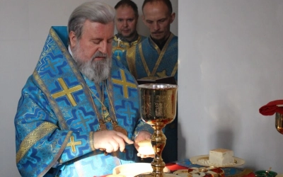 Епископ Сергий возглавил Божественную литургию в Спасо-Богородицком Одигитриевском женском монастыре