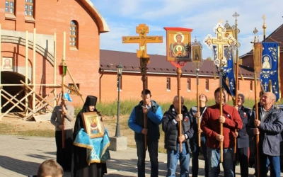 Епископ Сергий возглавил Божественную литургию в Спасо-Богородицком Одигитриевском женском монастыре