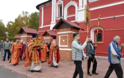 Паломники из города Сычёвка посетили Храм Казанской Иконы Божией Матери города Котельники Московской