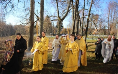 Преосвященный епископ Сергий, совершил великое освящение храма в честь Вознесения Господня
