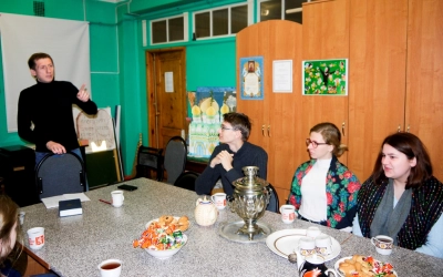 встреча участников арт-студии «Камертон»