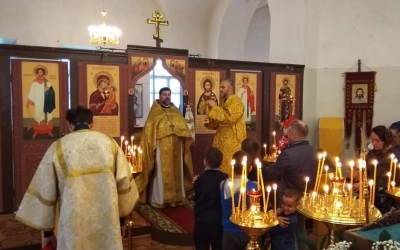 В г. Гагарин верующие встретили и поклонились православным Святыням