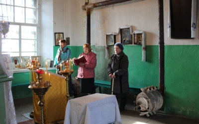 Праздничная служба в Спасо-Преображенском Храме села Никольская Слобода Новодугинского района