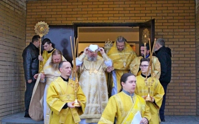 великое освящение храма в честь Пророка Божия Илии