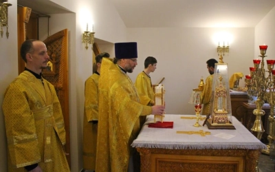 великое освящение храма в честь Пророка Божия Илии