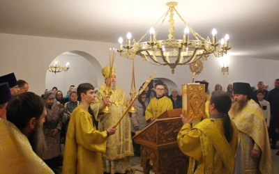 великое освящение храма в честь Пророка Божия Илии