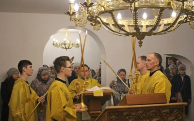 великое освящение храма в честь Пророка Божия Илии