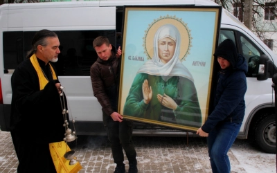 встреча мощей Матроны Московской