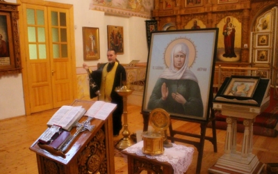 встреча мощей Матроны Московской