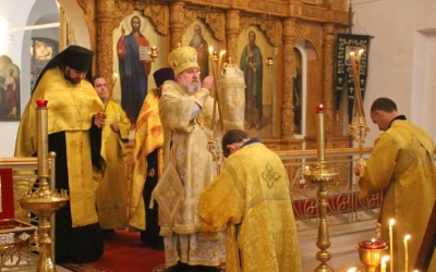 Всенощное бдение накануне 27-й Недели по Пятидесятнице