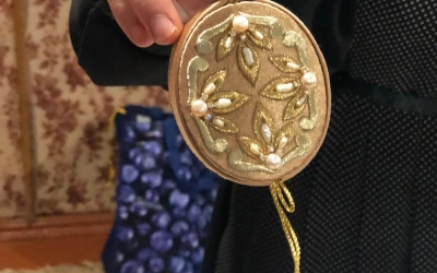 первое занятие по иконописи и золотному шитью