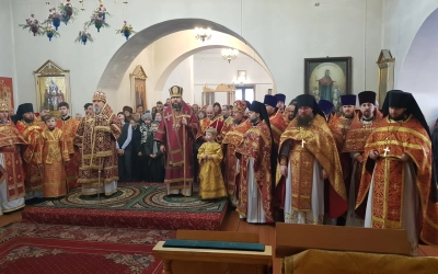 Праздничная Божественная литургия в день памяти Великомученицы Варвары