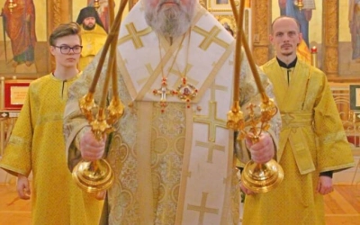 Праздничная Божественная литургия в Свято-Троицком кафедральном соборе г. Вязьма