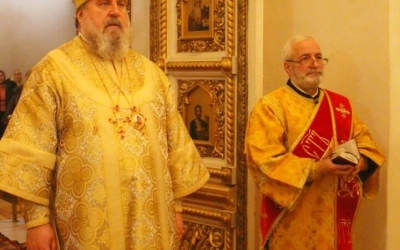 Праздничная Божественная литургия в Свято-Троицком кафедральном соборе г. Вязьма