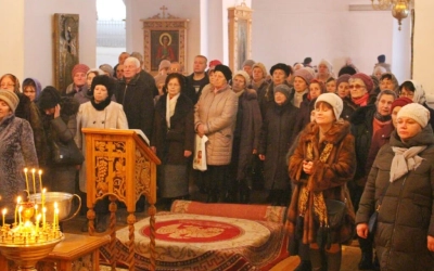 Праздничная Божественная литургия в Свято-Троицком кафедральном соборе г. Вязьма