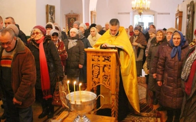 Праздничная Божественная литургия в Свято-Троицком кафедральном соборе г. Вязьма