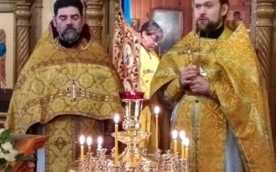 Праздничная Божественная литургия в с. Карманово Гагаринского района