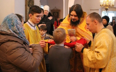 Божественная литургия в Неделю 30-ю по Пятидесятнице