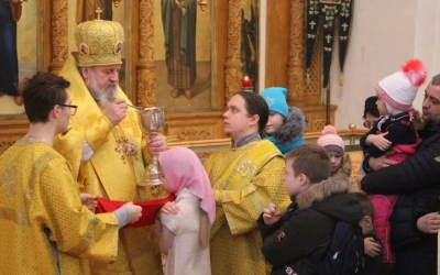 Божественная литургия в Неделю 30-ю по Пятидесятнице