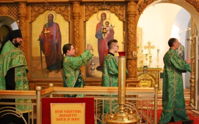 Всенощное бдение накануне дня памяти Святого преподобного Аркадия Вяземского