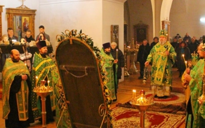 Всенощное бдение накануне дня памяти Святого преподобного Аркадия Вяземского