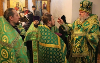 Всенощное бдение накануне дня памяти Святого преподобного Аркадия Вяземского