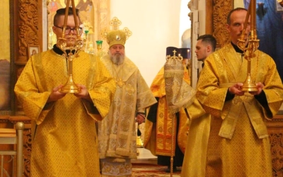 Всенощное бдение в Свято-Троицком кафедральном соборе