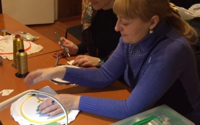 Мастер-класс для начинающих иконописцев прошел в возрождаемом Аркадиевском монастыре г. Вязьма