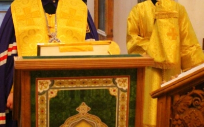 чтение Царских часов в Свято-Троицком кафедральном соборе г. Вязьма