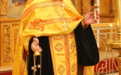 чтение Царских часов в Свято-Троицком кафедральном соборе г. Вязьма