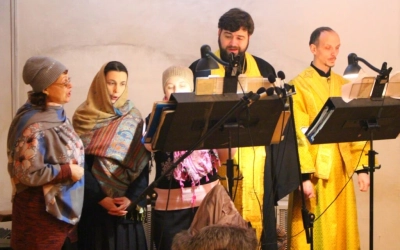 чтение Царских часов в Свято-Троицком кафедральном соборе г. Вязьма