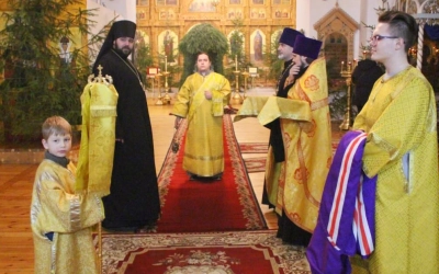 Архипастырское служение накануне Недели 32-й по Пятидесятнице, пред Рождеством Христовым