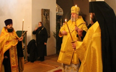 Архипастырское служение накануне Недели 32-й по Пятидесятнице, пред Рождеством Христовым