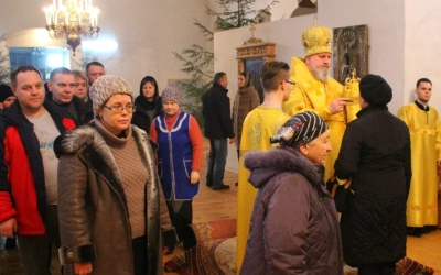 Архипастырское служение накануне Недели 32-й по Пятидесятнице, пред Рождеством Христовым